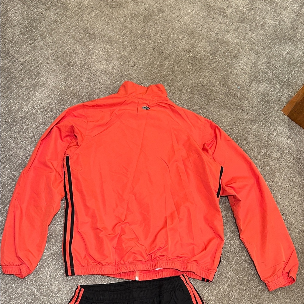 Adidas Vibrant Coral and Black Athletic Set - Picture 5 of 9